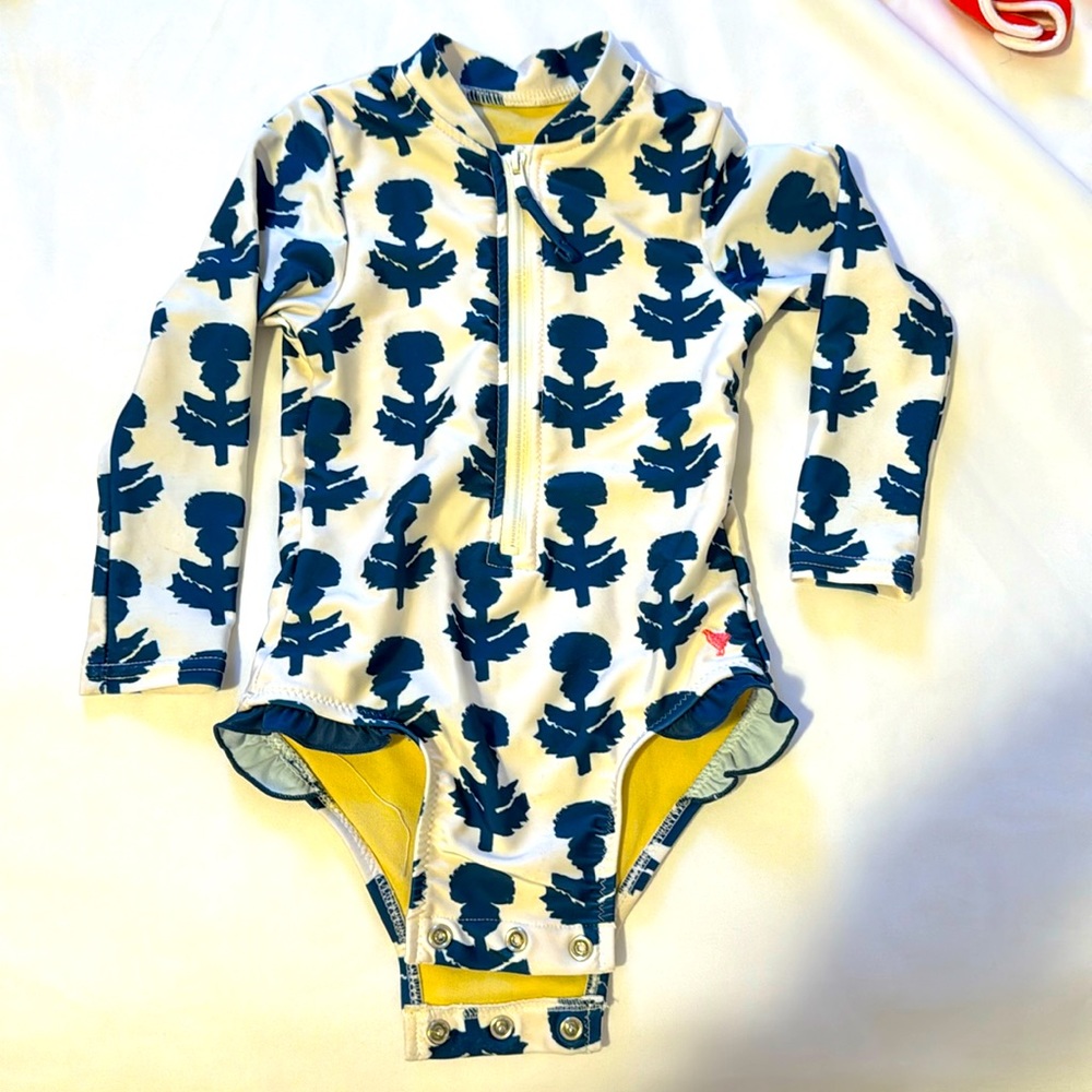 Pink Chicken Kids Swimwear - Blue and White